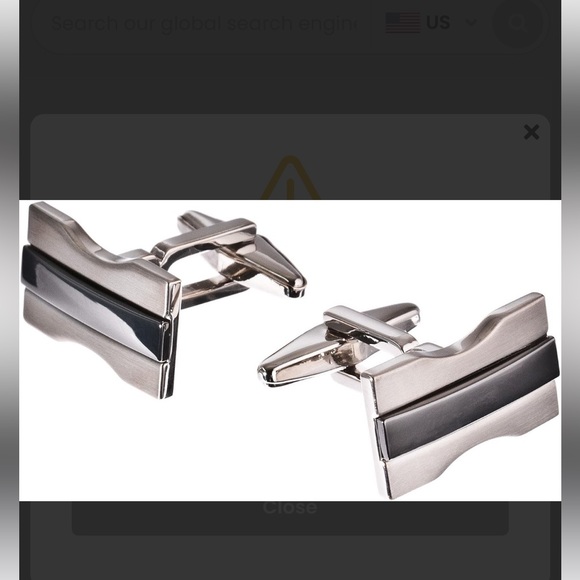 NWT Cuff Links Kenneth Cole Reaction - Picture 3 of 9